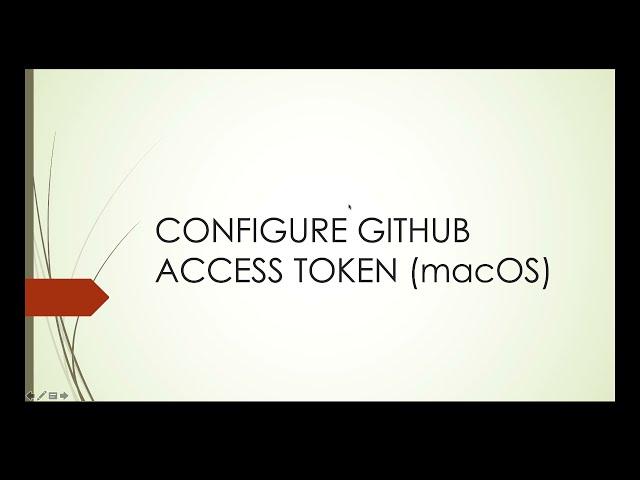 How to create, configure & use  Github Access Token on macOS