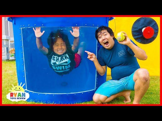 Dunk Tank Challenge Family Fun Games with Ryan ToysReview!!!