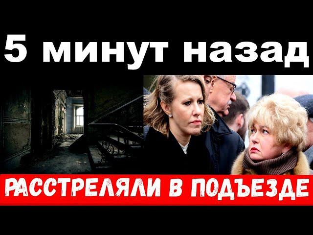 5 минут назад /чп ,  расстреляли в подъезде / семья Собчак печальные новости