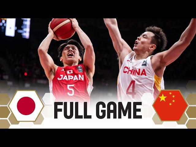 Japan v China | Full Basketball Game | FIBA Asia Cup 2025 Qualifiers