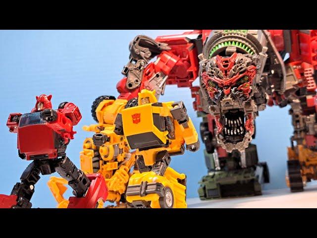 Cliff & Bee: Devastator - Transformers Stop Motion