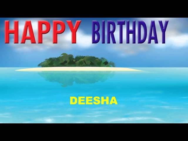 Deesha - Card Tarjeta_975 - Happy Birthday