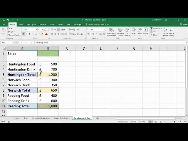 4 Excel MOD Function Examples - Excel Formula Tutorial