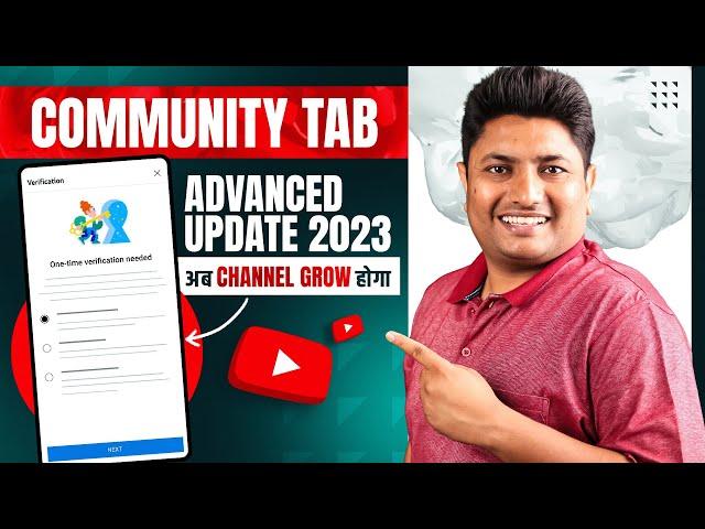 YouTube Community Tab Advanced Features Updates for Mobile 2023 | Ab Channel Grow Hoga