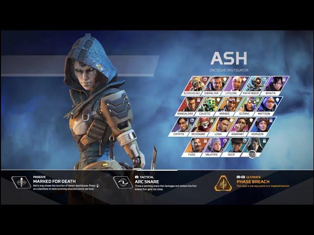 Ash Legendary Skins, Voice Lines, and Abilities!!! Apex Legends Season 11