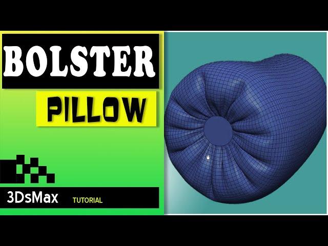 BOLSTER PILLOW  in 3ds max | @Quick3D