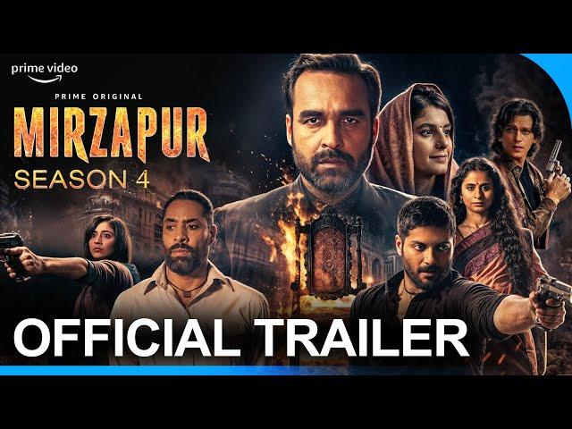 Mirzapur Season 4 - Official Trailer | Pankaj Tripathi, Ali Fazal, Shweta Tripathi, Rasika | Concept