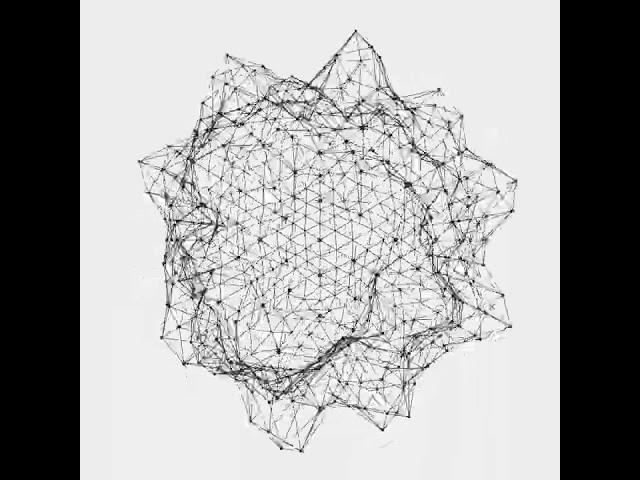 Wire sphere. #openframeworks #programming #creativecoding