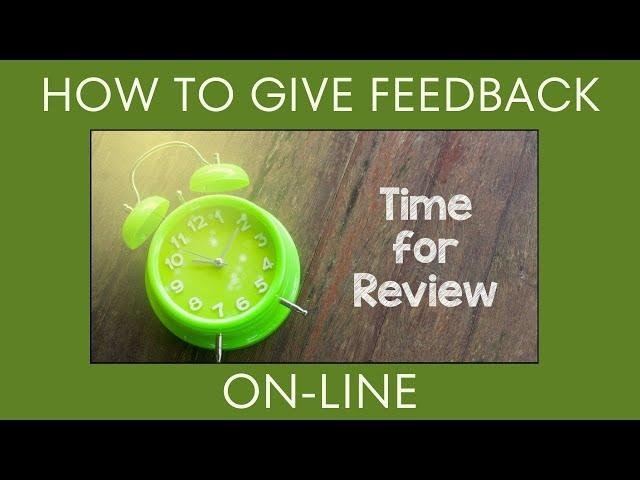 How to give feedback when teaching online #teaching online #online teaching