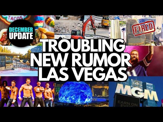 Las Vegas is CHANGED Forever - TROUBLING New Rumor on Strip (December 2024 Updates)