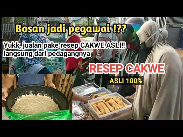 ASLI !! RESEP DARI PEDAGANG , Cakwe superr lezatt !!