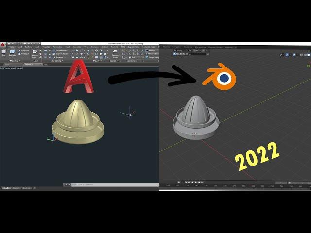 How to import CAD file into BLENDER | 2022 | (WITH MAJOR ERROR FIX)