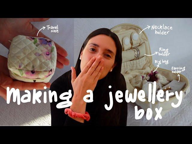 Sewing a DIY Jewelry Box to Organize My CHAOS