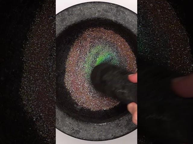 Satisfying Glitter Face Mask ASMR