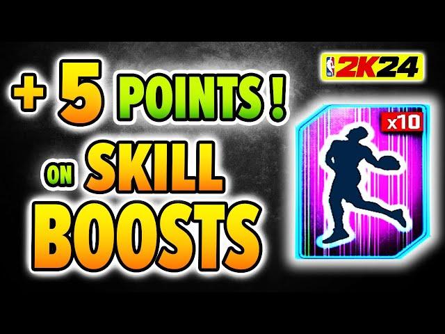 +5 Points on SKILL BOOST is CRAZY on NBA 2K24