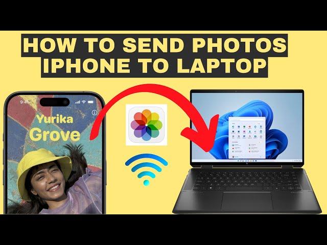 (Hindi) how to transfer photos from iphone to laptop without usb cable | Fastest Simple Free method