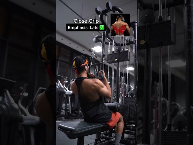 Lat Pulldowns: Know the Handles ️ #pulldown