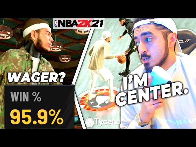 I Played a 2v2 Wager as CENTER in NBA 2K21...