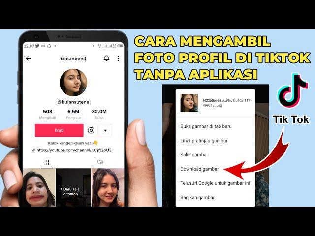 Cara Ambil Foto Profil di Tiktok Tanpa Aplikasi