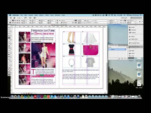 InDesign: How to Make a Magazine Spread | Design eLearning Tutorials