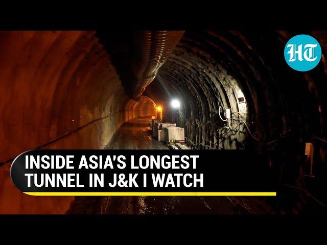 India builds Asia's largest tunnel in Kashmir; Gadkari calls it 'historic' | Watch Inside View