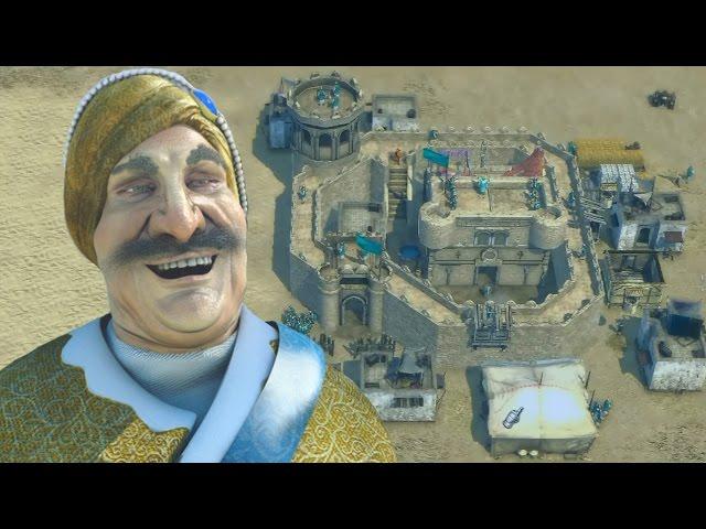 Stronghold Crusader 2 Skirmish - The Shah vs SergiuHellDragoonHQ