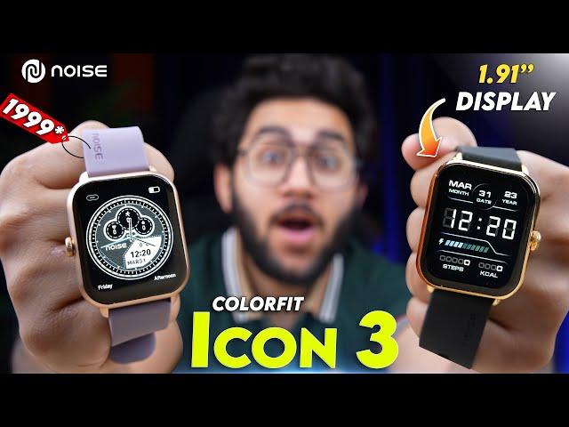 Budget Premium BT Calling Smartwatch | Noise Colorfit Icon 3