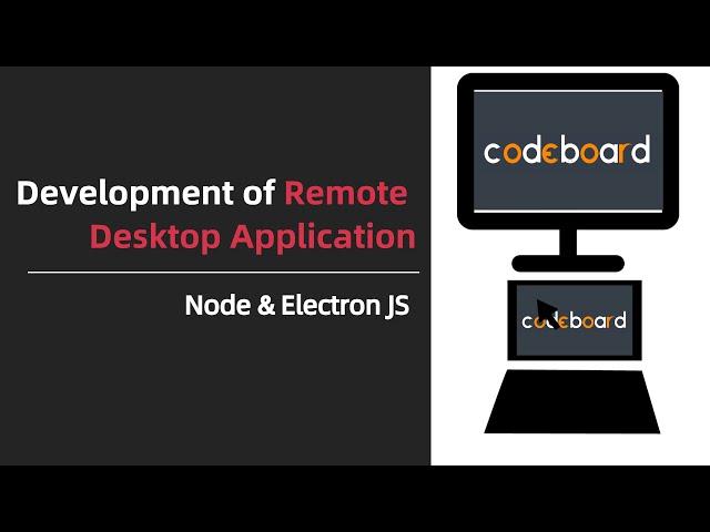 Develop remote desktop : Control PC from remote location | Node JS Project | Node JS & Express JS