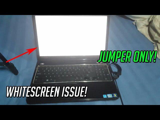 LAPTOP WHITE SCREEN PROBLEM | JUMPER ONLY | TAGALOG
