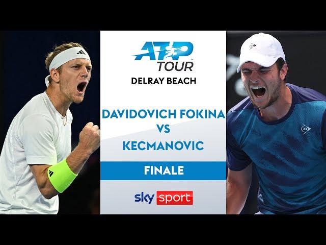 Fokina  - Kecmanović  - Finale | Delray Beach Open 2025 | Highlights - Sky Sport Tennis