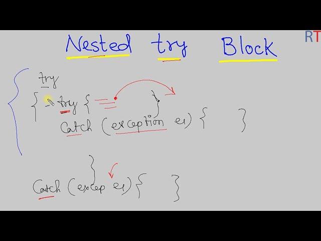 Java-114- Nested Try Block in Java || Java Exception Handling