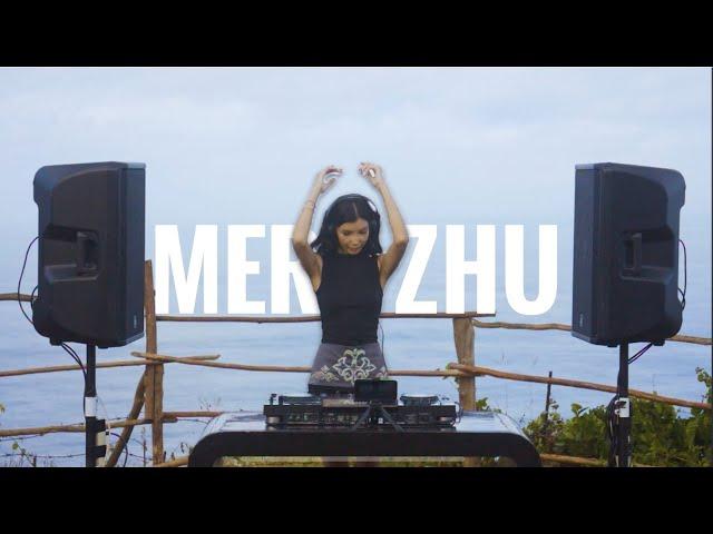 MERY ZHU Live 4D DJ Set [Melodic Techno / Progressive House] Mix Cliff Uluwatu Bali 2024 Clear