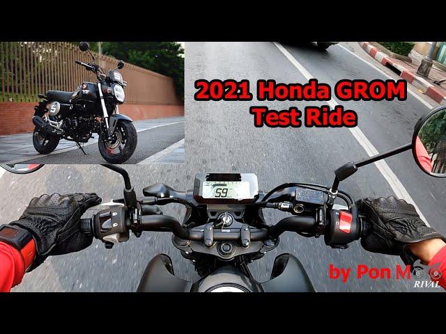 Test Ride 2021 Honda GROM 1st ride