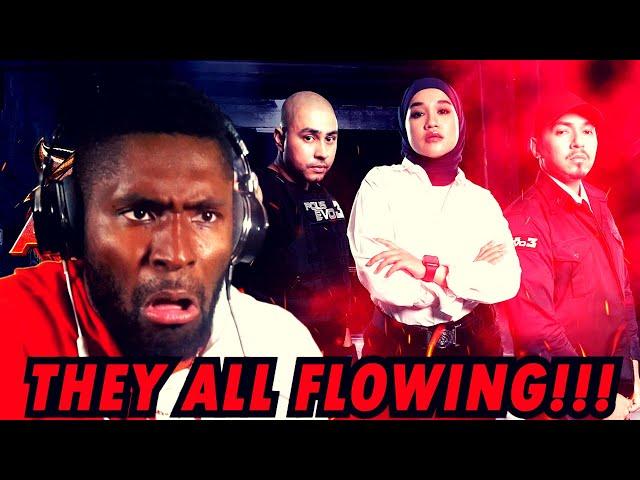 WHOOAA!!! Malique, Kmy Kmo, Aman RA & Ernie Zakri - AYUH | Official Music Video | (REACTION)