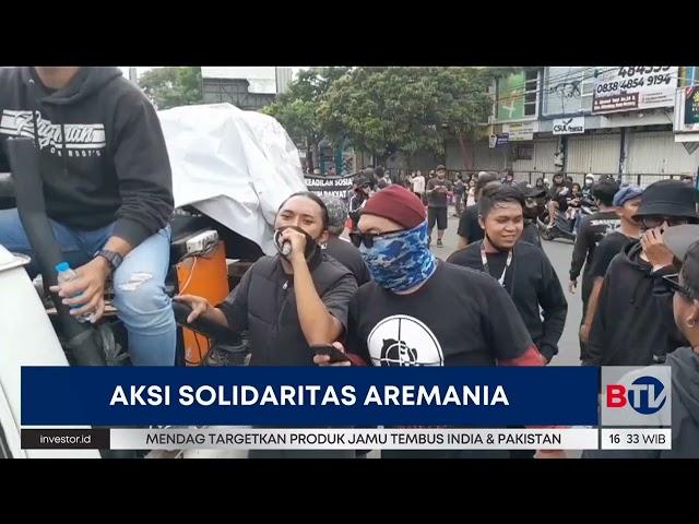 Aremania Demo Tuntaskan Kasus Kanjuruhan