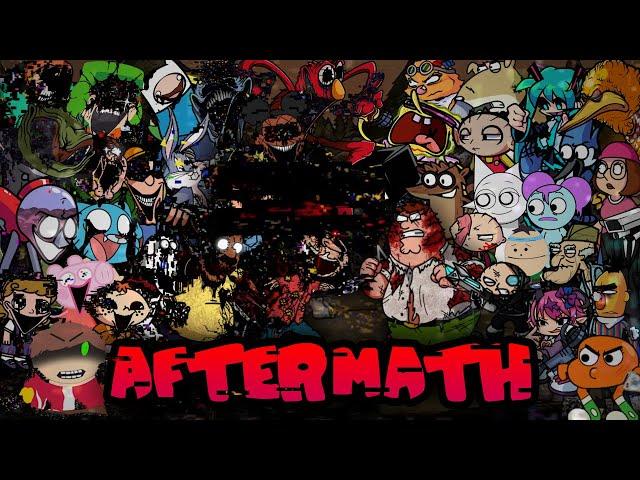 FNF Aftermath But Every Turn A Different Cover Is Used ️ (FNF Darkness Takeover)