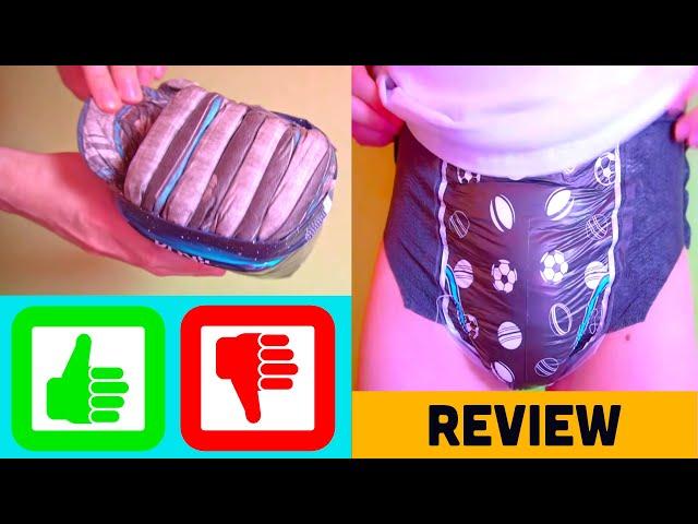 Do GOODNITES/DRYNITES fit teens & adults? PRACTICAL REVIEW of XL PULL UP DIAPERS