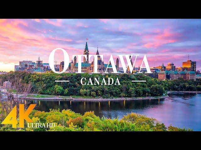 Ottawa 4K Ultra HD • Stunning Footage Ottawa | Scenic Relaxation Film with Calming Music