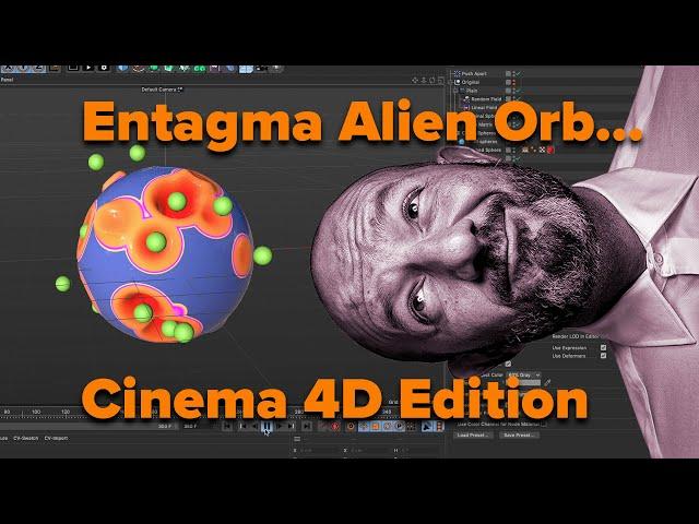 Create an Alien Orb using Cinema 4D