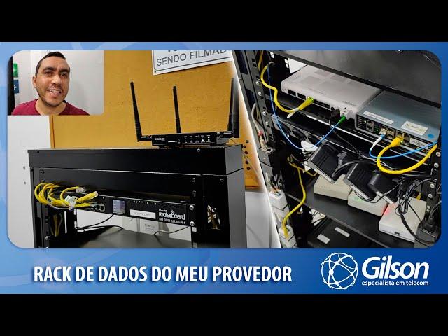 Rack de Dados do meu Provedor (roteador de borda, concentrador, modems e links)