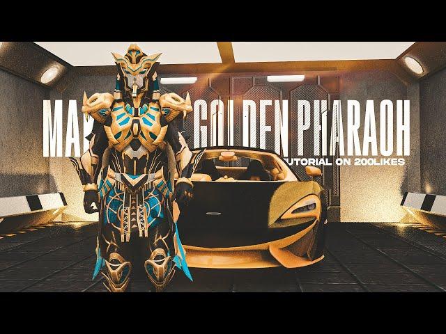 BGMI Pharaoh 3D intro making in blender ! tutorial on 200Likes 