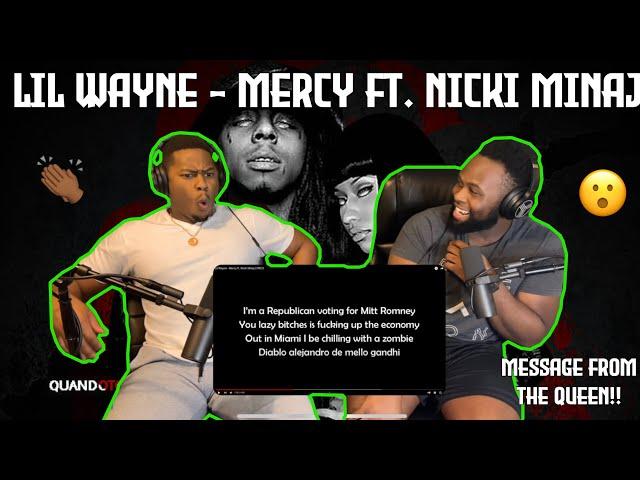 Lil Wayne - Mercy ft. Nicki Minaj  |Brothers Reaction!!!!