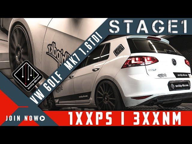 VW Golf 7 1.6TDI I Software Stage 1 I der bessere VAG 2.0 TDI ? I  mcchip-dkr