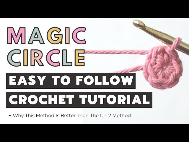 Magic Circle Crochet Tutorial | Easy To Follow For Beginners | Magic Loop or Magic Ring