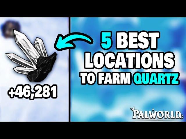 5 BEST Locations to Farm Quartz in Palworld!