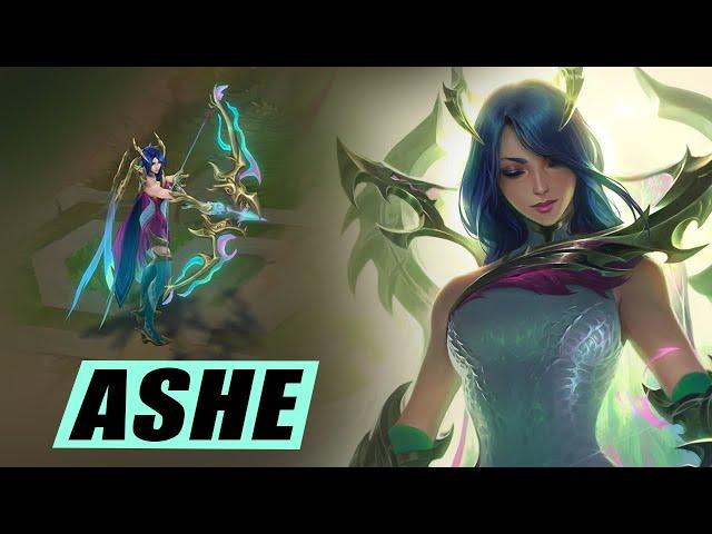 FAE DRAGON ASHE GAMEPLAY | THIS SKN IS BEAUTIFUL - WILD RIFT