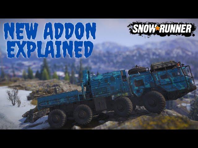 Multi Purpose Cargo Module New Season 11 Addon Which Trucks Can Have It? Attach Trailers? SnowRunner