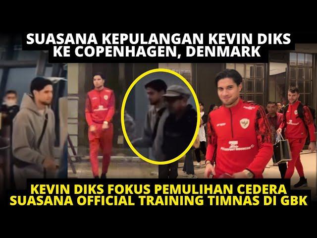 FOKUS PEMULIHAN CEDERA, KEVIN DIKS LANGSUNG PULANG KE DENMARK. BEGINI SUASANA KEPULANGAN KEVIN DIKS