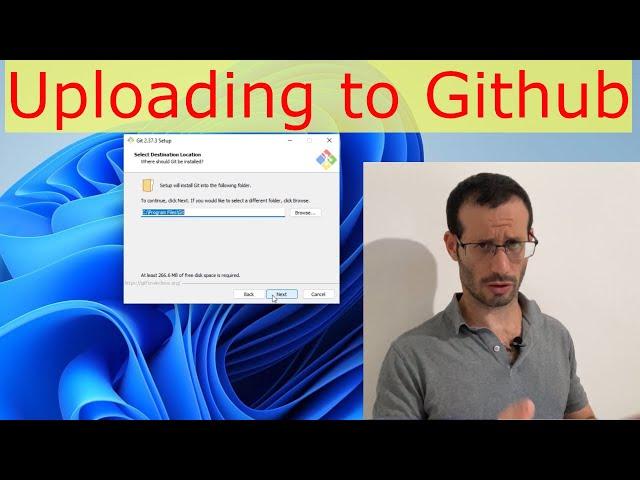How to upload a project / folder to GitHub