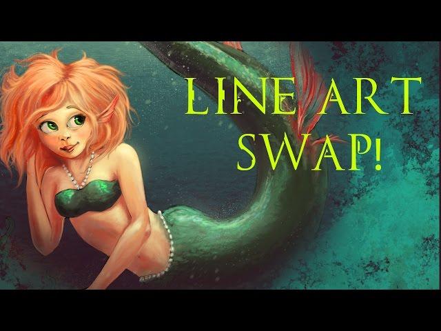 Line Art Swap - With Scribble Fix